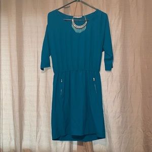 Turquoise dress